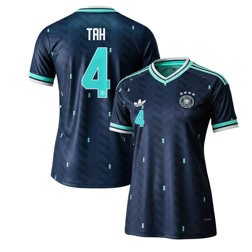 Jonathan Tah 4 Women's Germany National Team 2026 Away Jersey - Navy