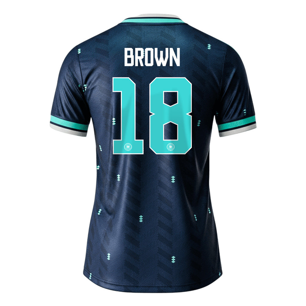 Nathaniel Brown 18 Women's Germany National Team 2026 Away Jersey - Navy