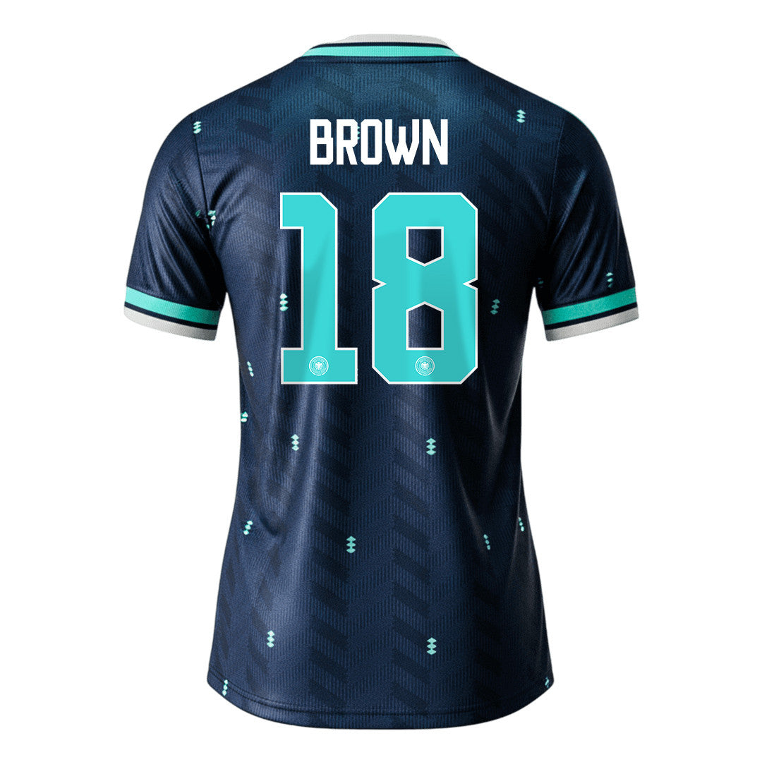 Nathaniel Brown 18 Women's Germany National Team 2026 Away Jersey - Navy