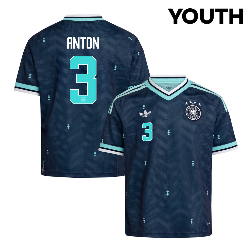 Waldemar Anton 3 Youth Germany National Team 2026 Away Jersey - Navy