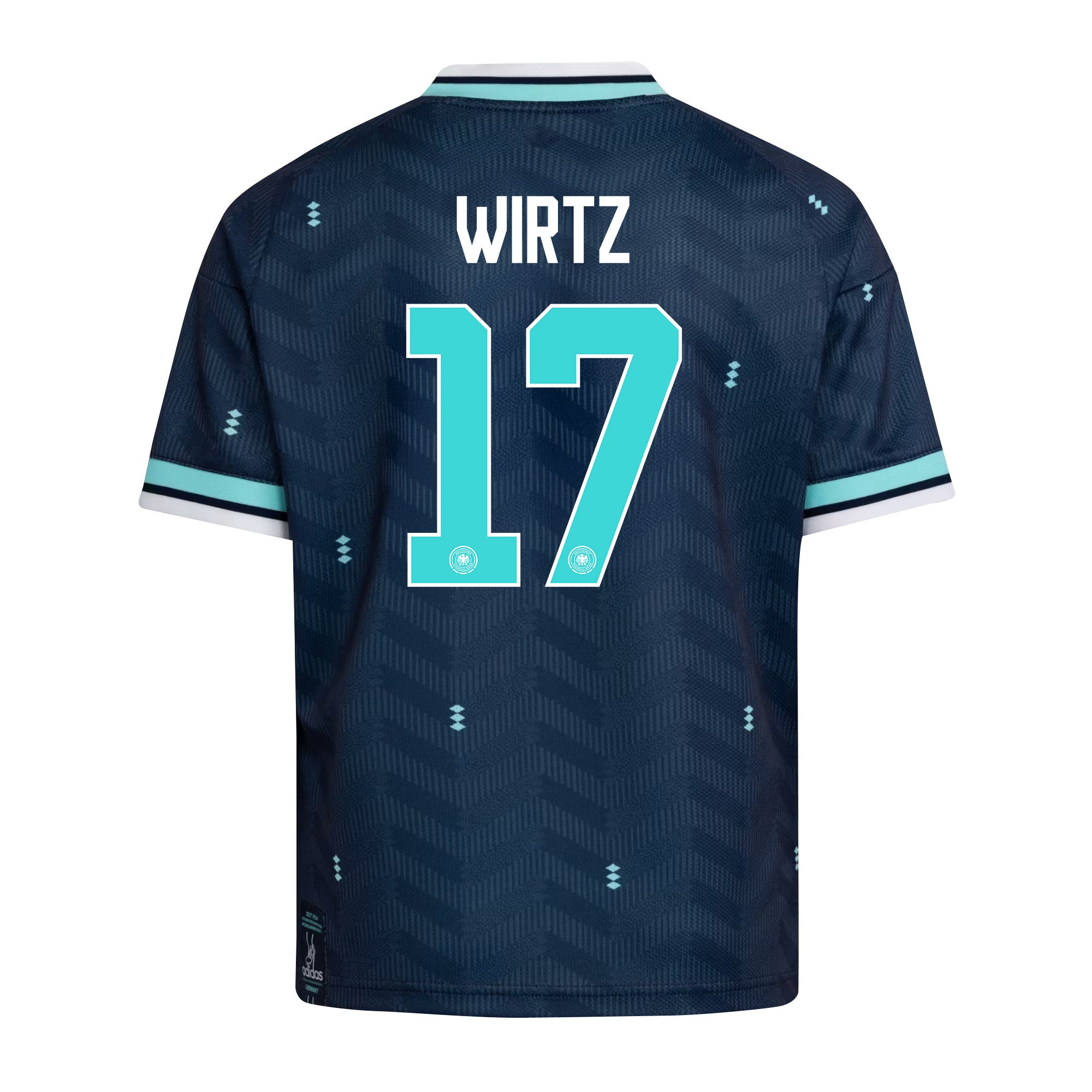 Florian Wirtz 17 Youth Germany National Team 2026 Away Jersey - Navy