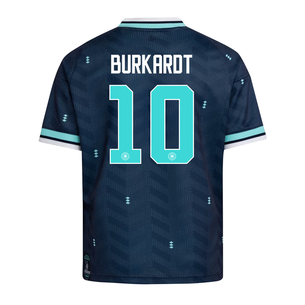 Jonathan Burkardt 10 Youth Germany National Team 2026 Away Jersey - Navy