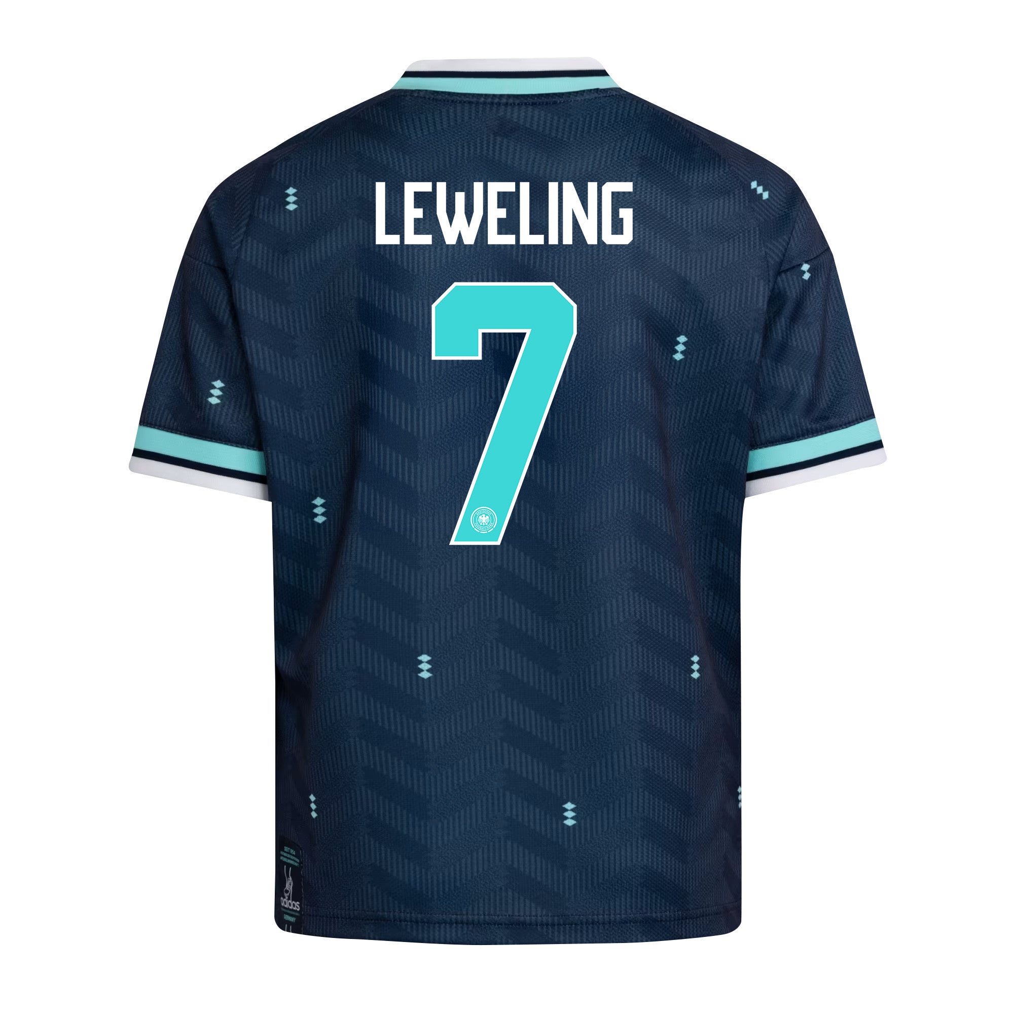 Jamie Leweling 7 Youth Germany National Team 2026 Away Jersey - Navy