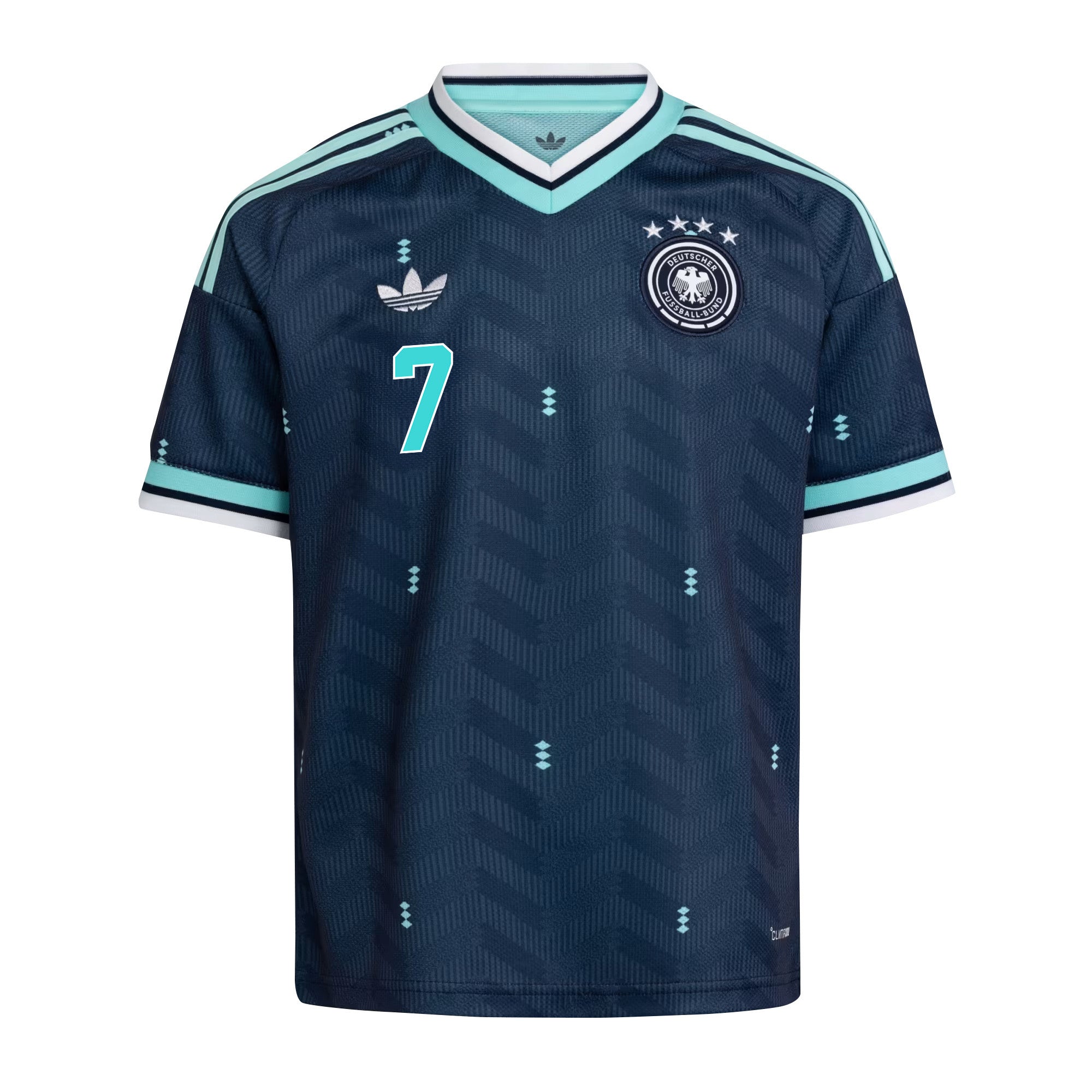 Jamie Leweling 7 Youth Germany National Team 2026 Away Jersey - Navy