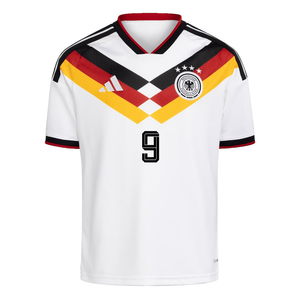 Assan Ouédraogo 9 Youth Germany National Team 2026 Home Jersey - White