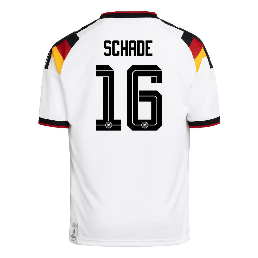 Kevin Schade 16 Youth Germany National Team 2026 Home Jersey - White
