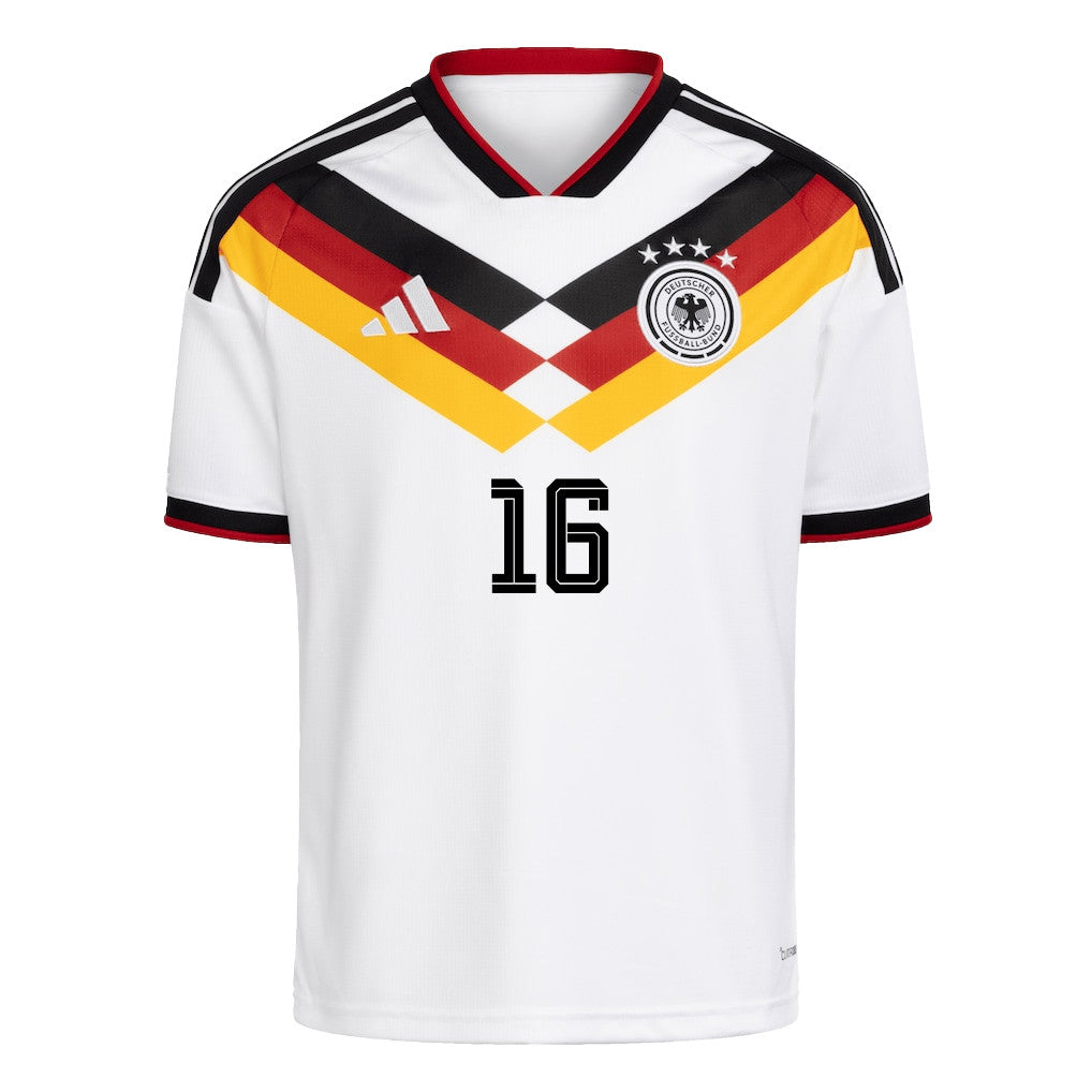 Kevin Schade 16 Youth Germany National Team 2026 Home Jersey - White