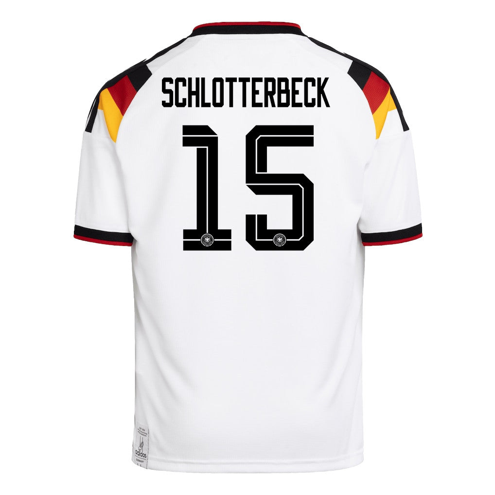 Nico Schlotterbeck 15 Youth Germany National Team 2026 Home Jersey - White