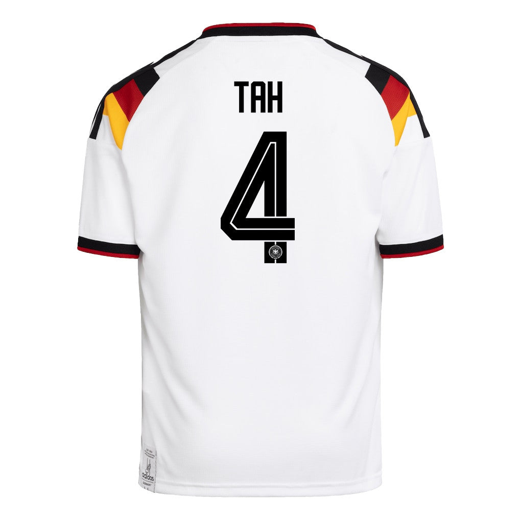 Jonathan Tah 4 Youth Germany National Team 2026 Home Jersey - White