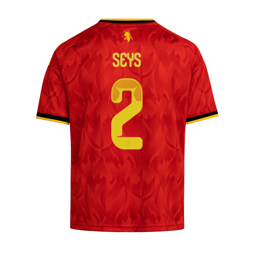 Joaquin Seys 2 Youth Belgium National Team 2026 Home Jersey - Red