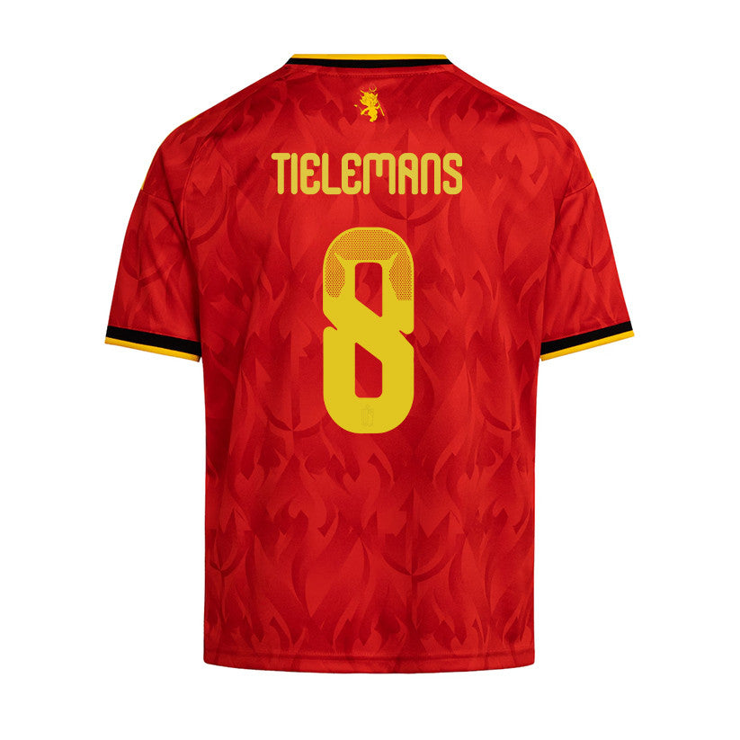 Youri Tielemans 8 Youth Belgium National Team 2026 Home Jersey - Red