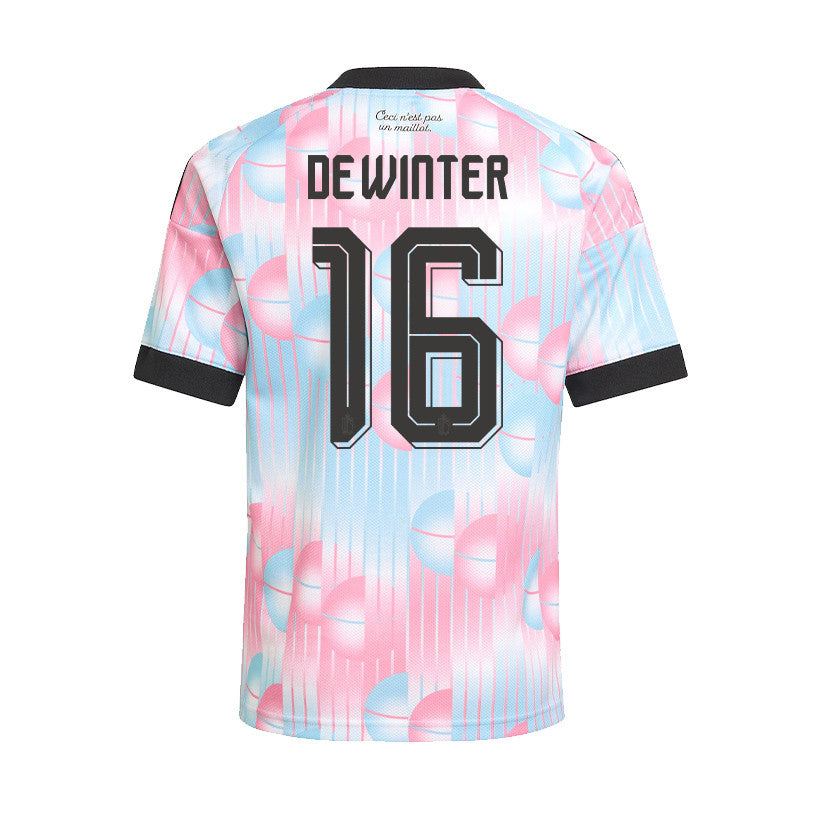 Koni De Winter 16 Youth Belgium National Team 2026 Away Jersey - Light Blue
