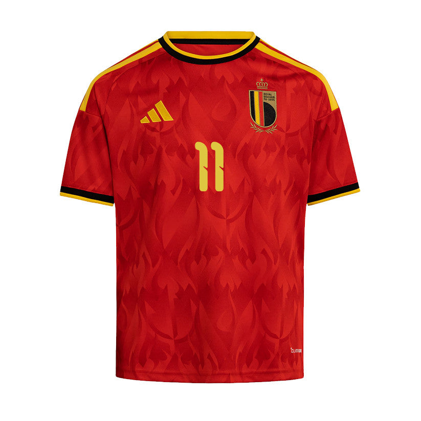 Jérémy Doku 11 Youth Belgium National Team 2026 Home Jersey - Red