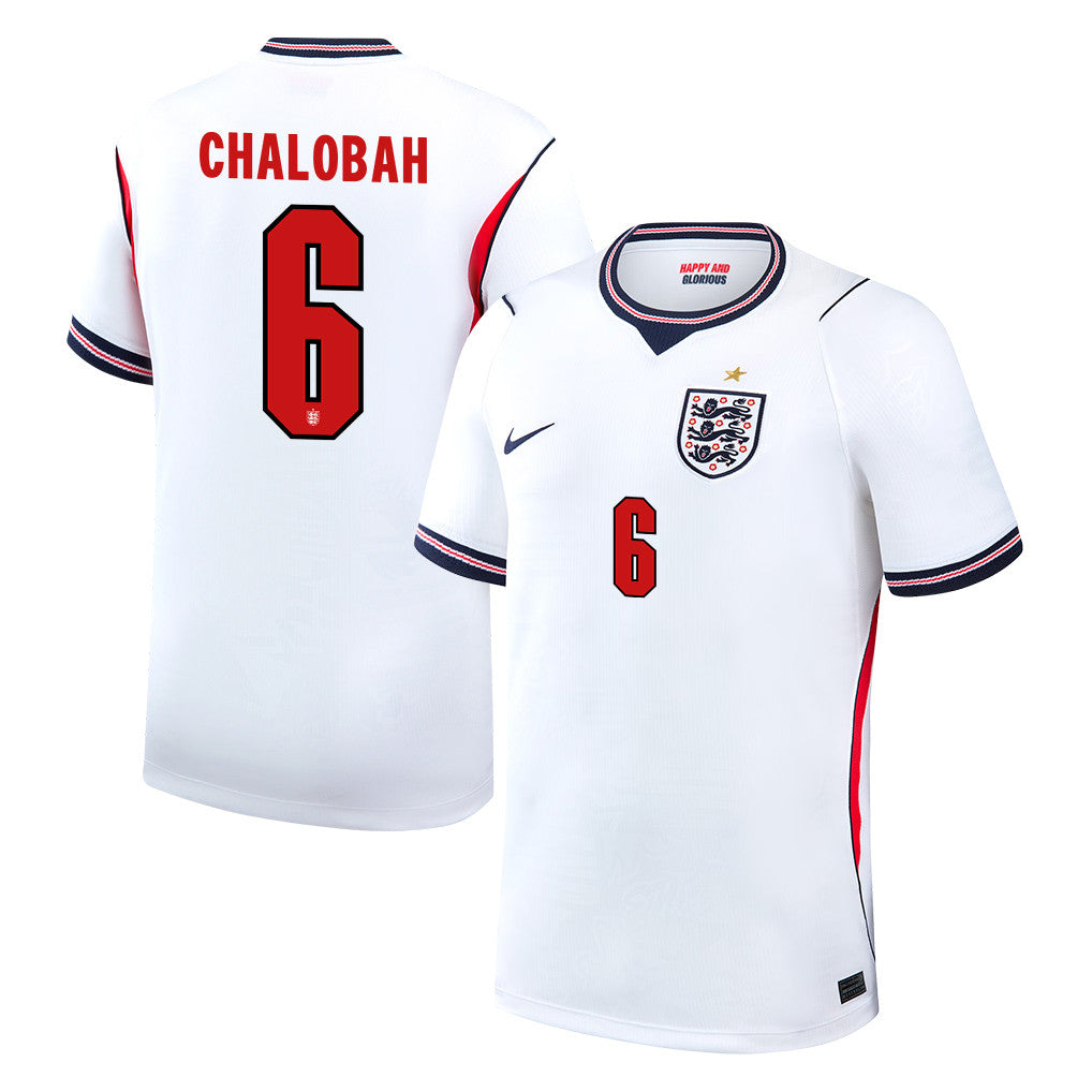 Trevoh Chalobah 6 England National Team 2026 Home Jersey - White, Men