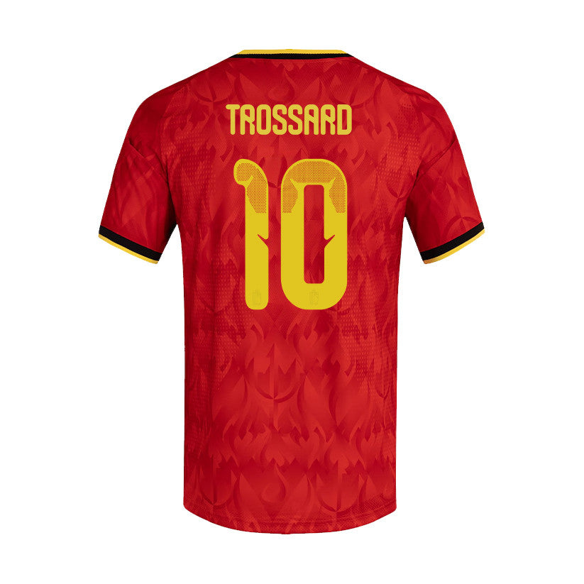 Leandro Trossard 10 Belgium National Team 2026 Home Jersey - Red, Men