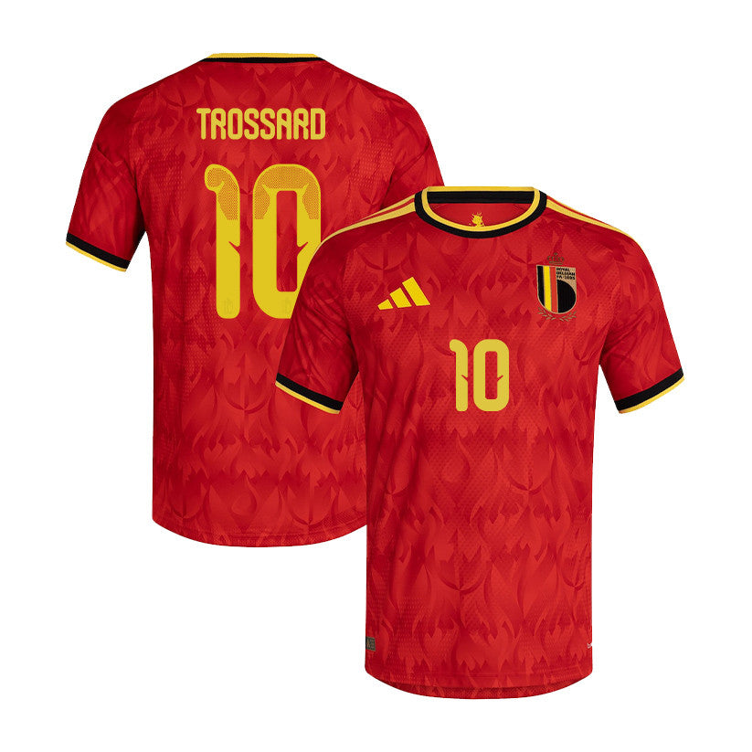 Leandro Trossard 10 Belgium National Team 2026 Home Jersey - Red, Men