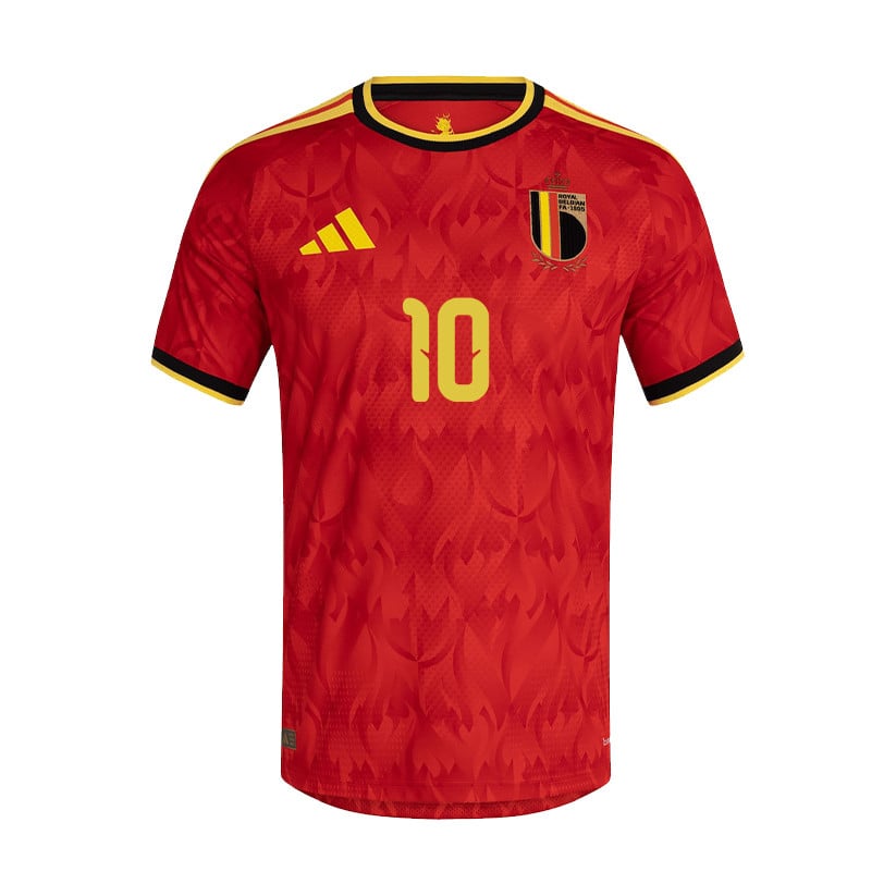 Leandro Trossard 10 Belgium National Team 2026 Home Jersey - Red, Men