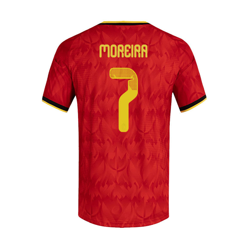 Diego Moreira 7 Belgium National Team 2026 Home Jersey - Red, Men