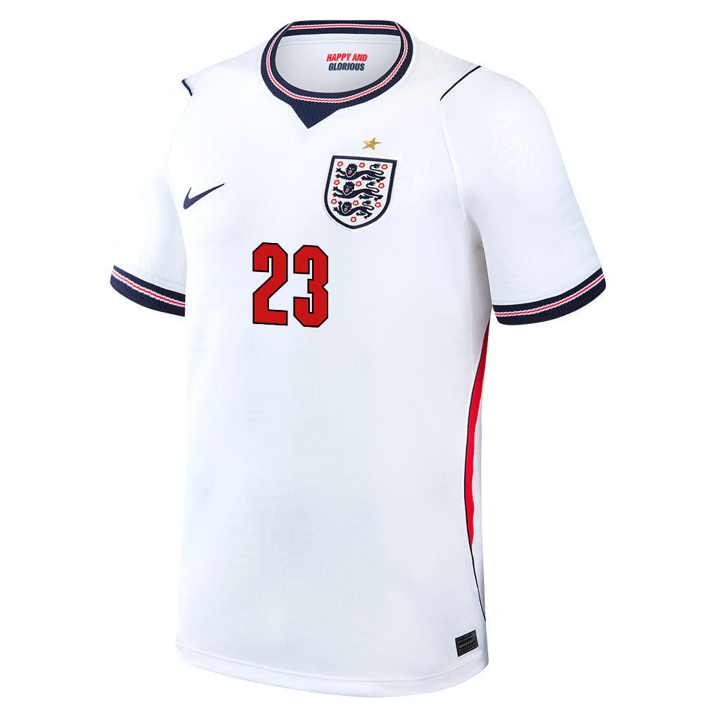 Elliot Anderson 23 England National Team 2026 Home Jersey - White, Men