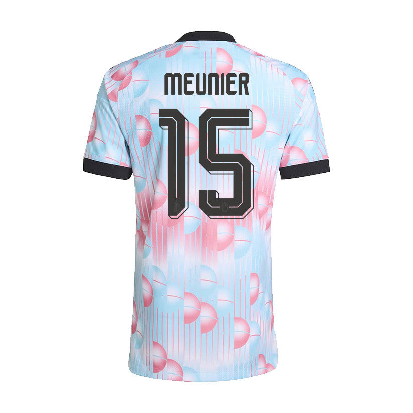 Thomas Meunier 15 Belgium National Team 2026 Away Jersey - Light Blue, Men
