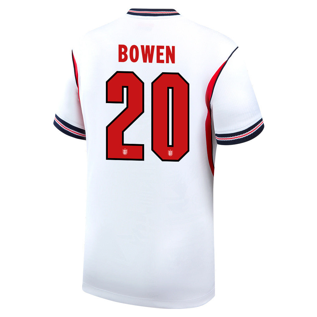 Jarrod Bowen 20 England National Team 2026 Home Jersey - White, Men
