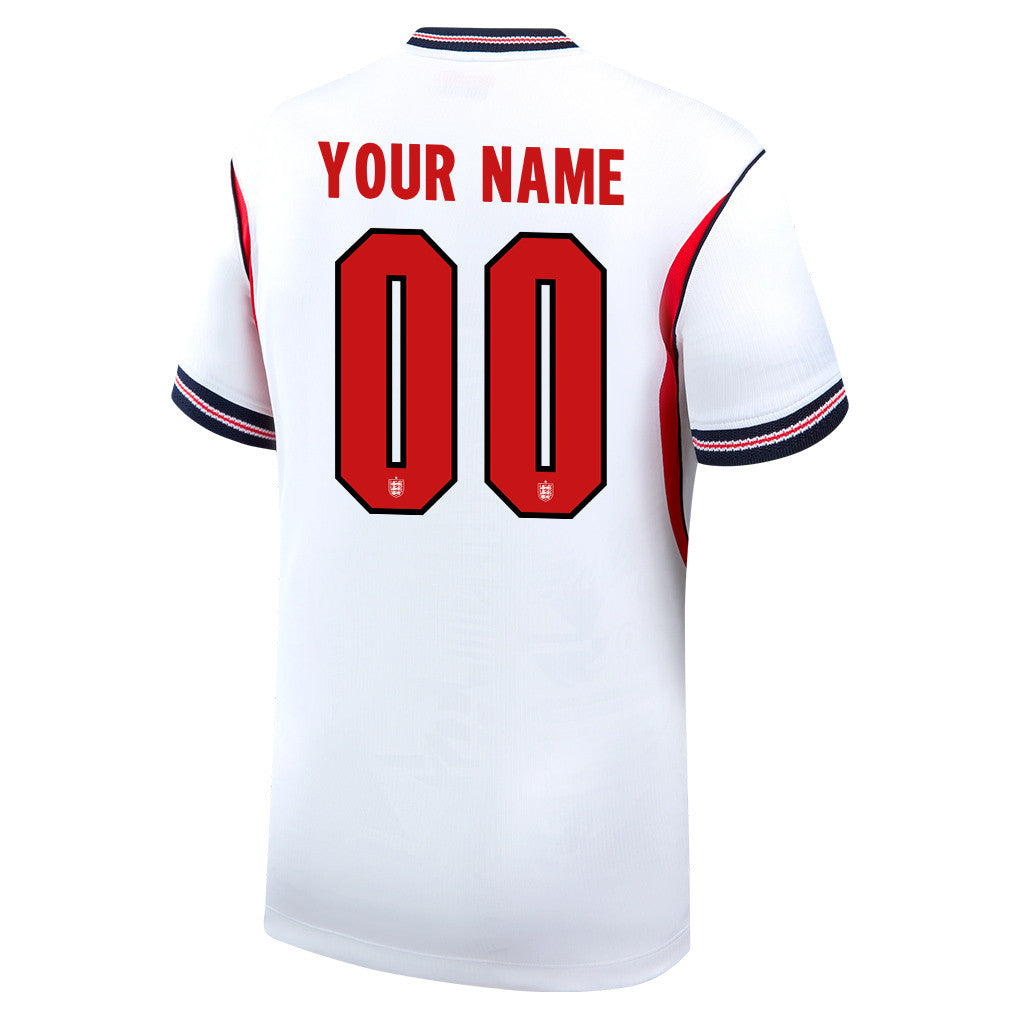 England National Team 2026 x World Cup Patch Home Jersey - Personalized - White, Men
