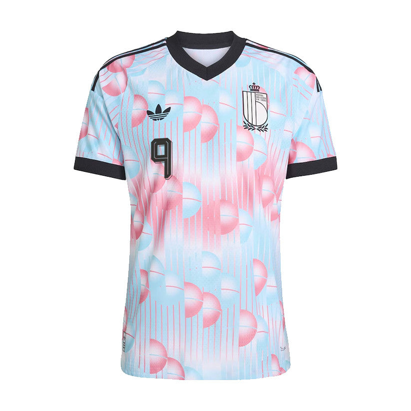 Loïs Openda 9 Belgium National Team 2026 Away Jersey - Light Blue, Men