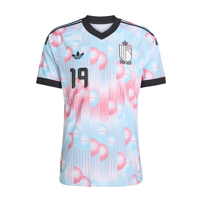 Romeo Vermant 19 Belgium National Team 2026 Away Jersey - Light Blue, Men