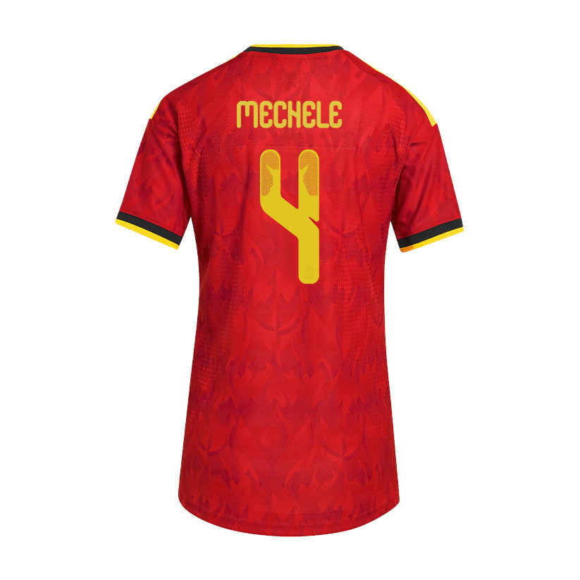 Brandon Mechele 4 Women's Belgium National Team 2026 Home Jersey - Red