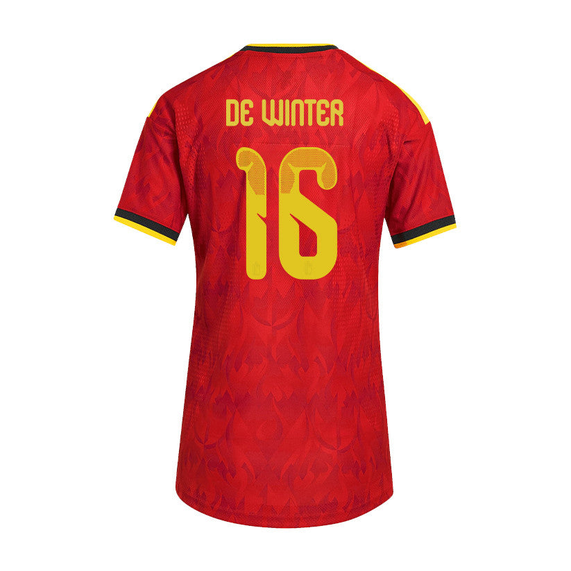 Koni De Winter 16 Women's Belgium National Team 2026 Home Jersey - Red