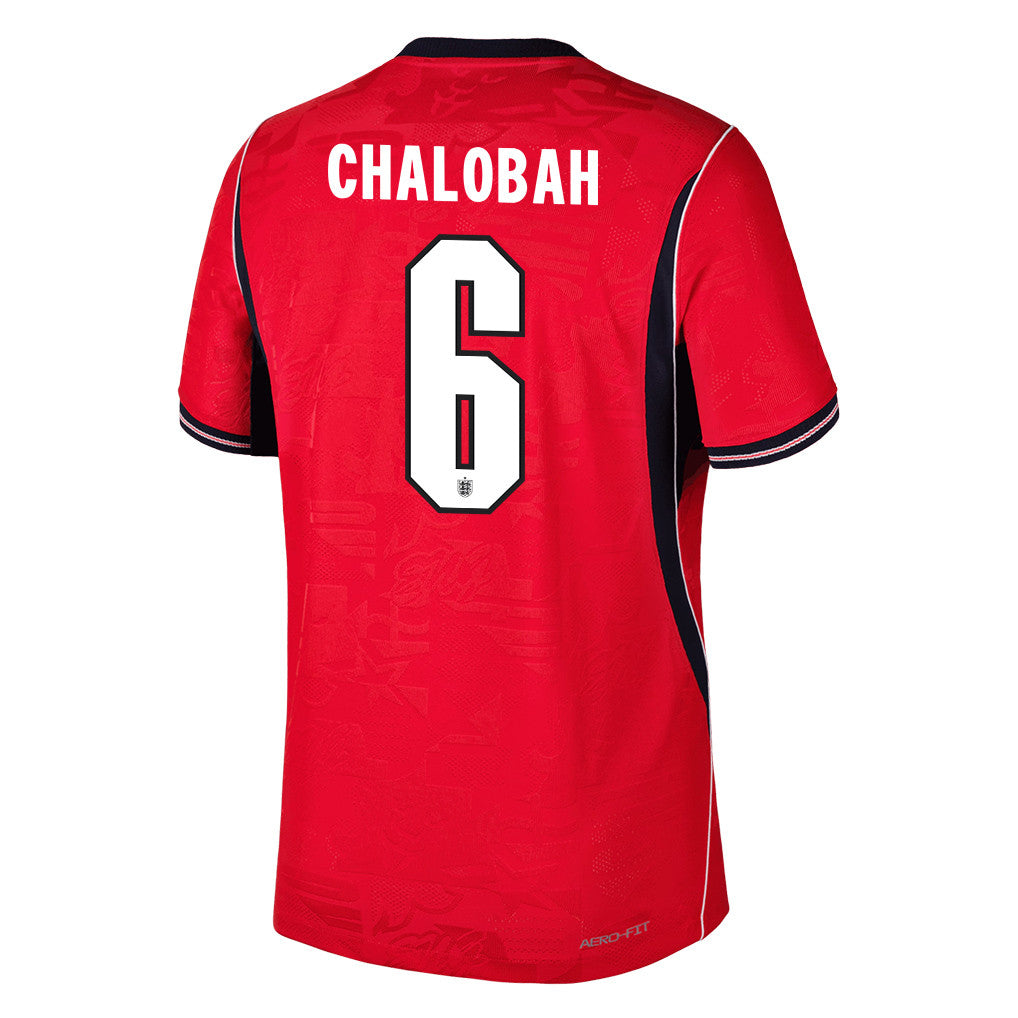 Trevoh Chalobah 6 England National Team 2026 Away Jersey - Red, Men
