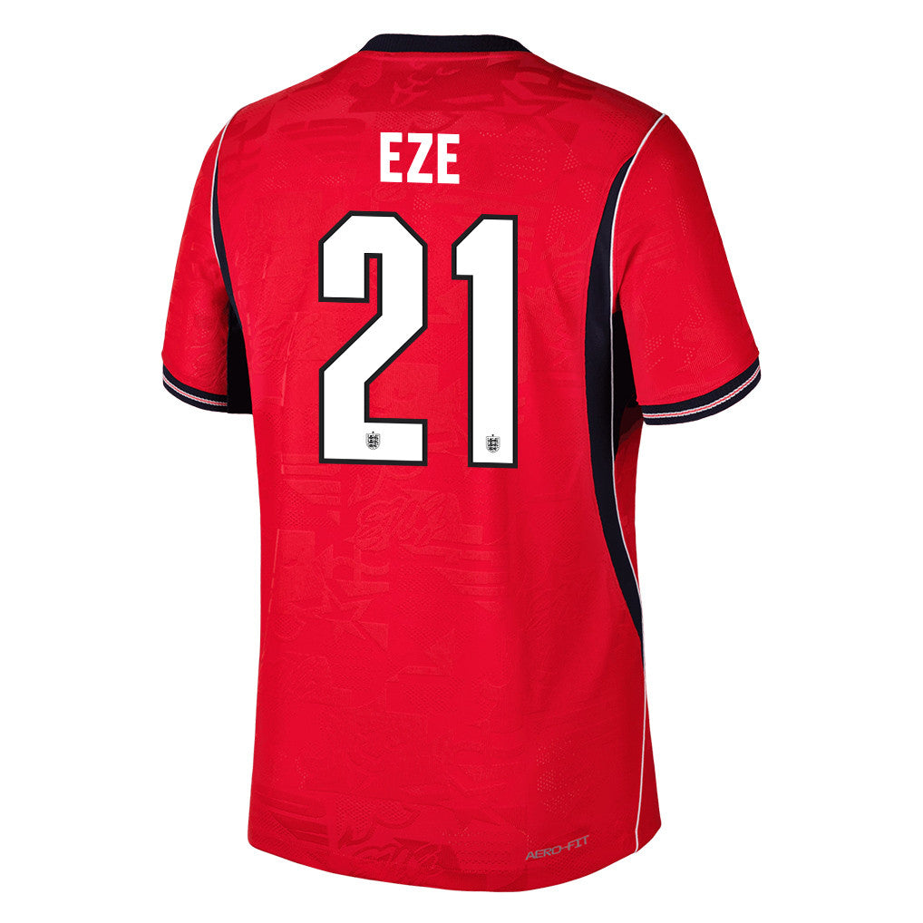 Eberechi Eze 21 England National Team 2026 Away Jersey - Red, Men