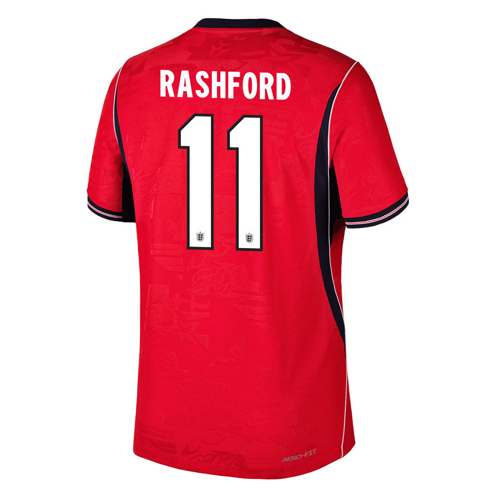 Marcus Rashford 11 England National Team 2026 Away Jersey - Red, Men
