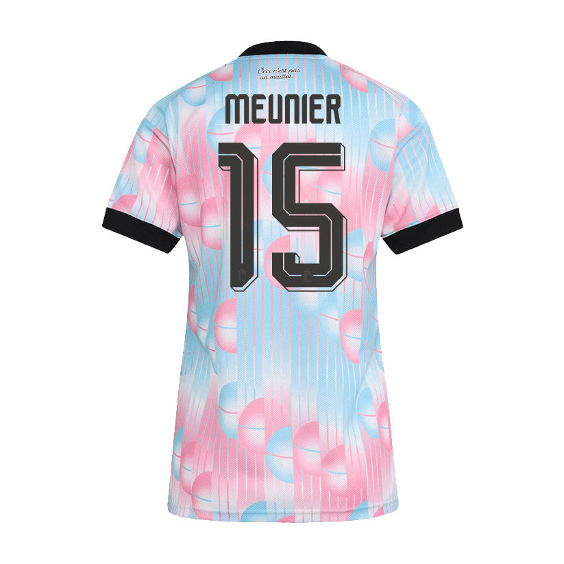 Thomas Meunier 15 Women's Belgium National Team 2026 Away Jersey - Light Blue
