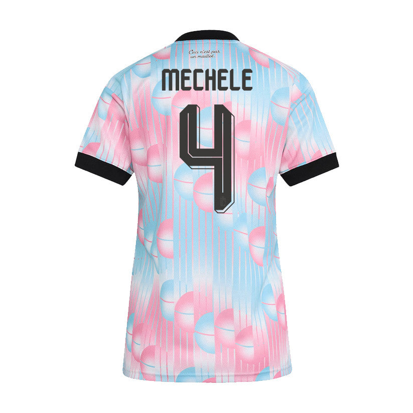 Brandon Mechele 4 Women's Belgium National Team 2026 Away Jersey - Light Blue