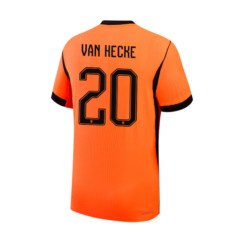 Jan Paul van Hecke 20 Netherlands National Team 2026 Home Jersey - Orange, Men