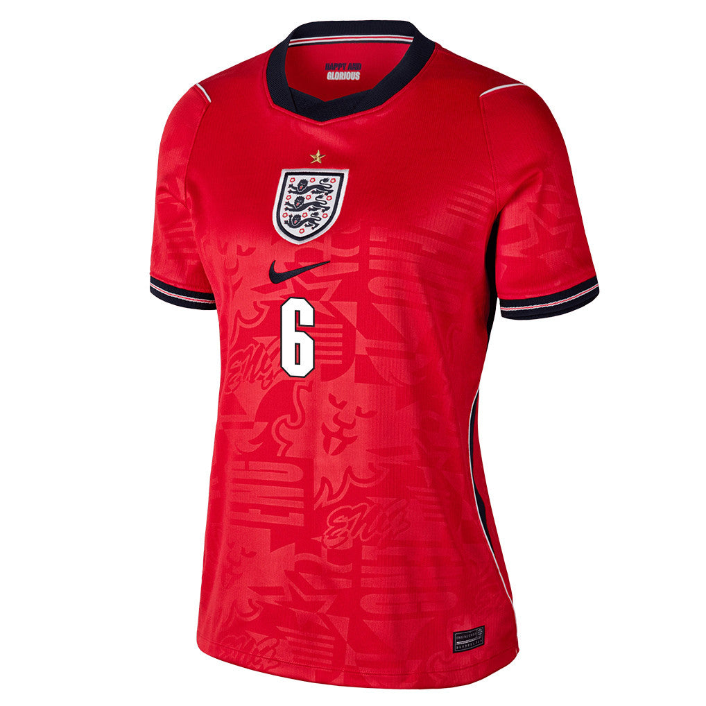 Trevoh Chalobah 6 Women's England National Team 2026 Away Jersey - Red