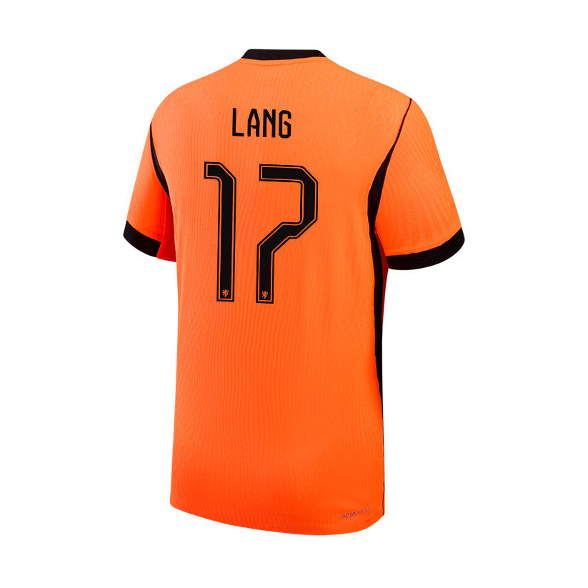 Noa Lang 17 Netherlands National Team 2026 Home Jersey - Orange, Men