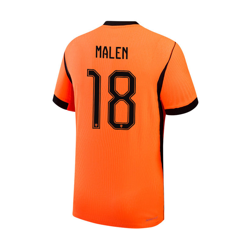 Donyell Malen 18 Netherlands National Team 2026 Home Jersey - Orange, Men