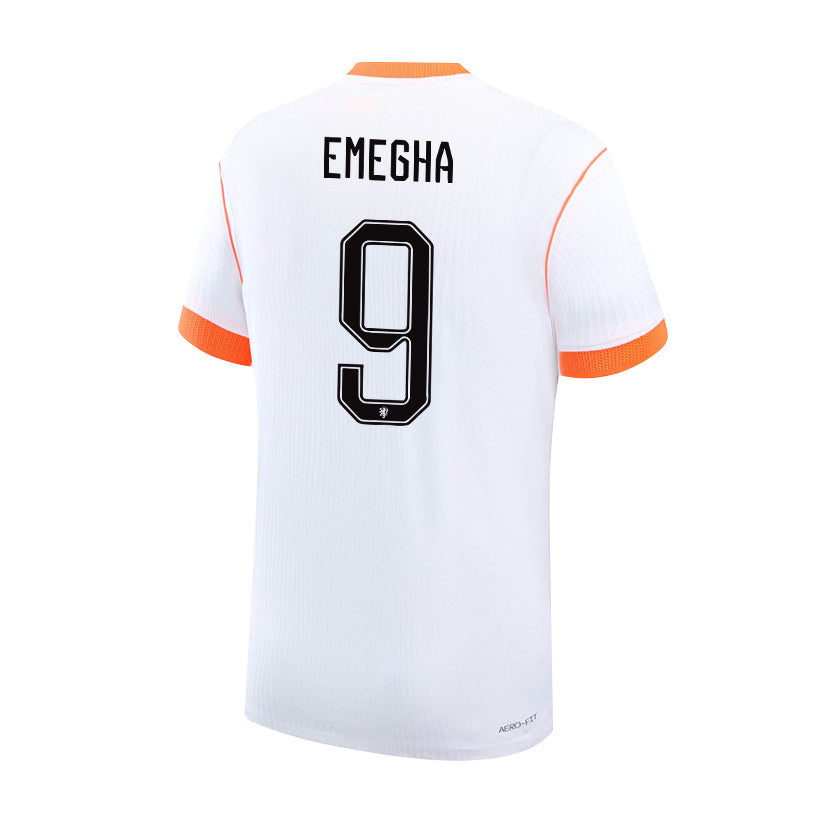 Emmanuel Emegha 9 Netherlands National Team 2026 Away Jersey - White, Men