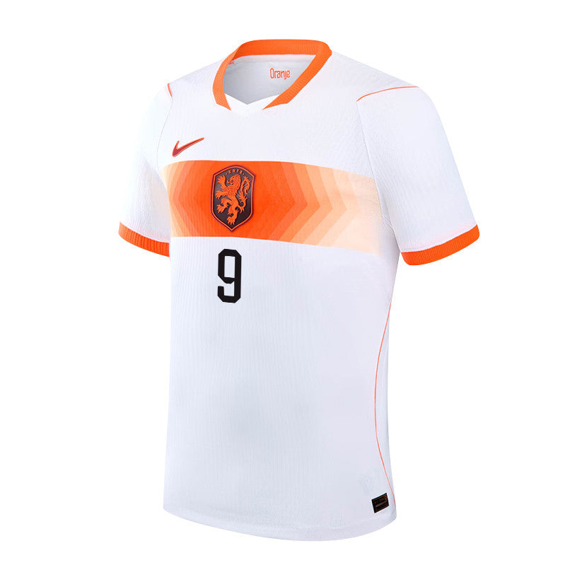 Emmanuel Emegha 9 Netherlands National Team 2026 Away Jersey - White, Men
