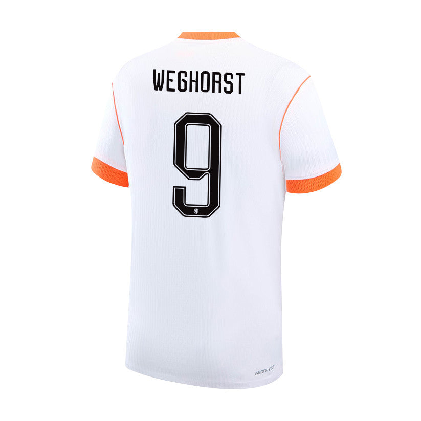 Wout Weghorst 9 Netherlands National Team 2026 Away Jersey - White, Men