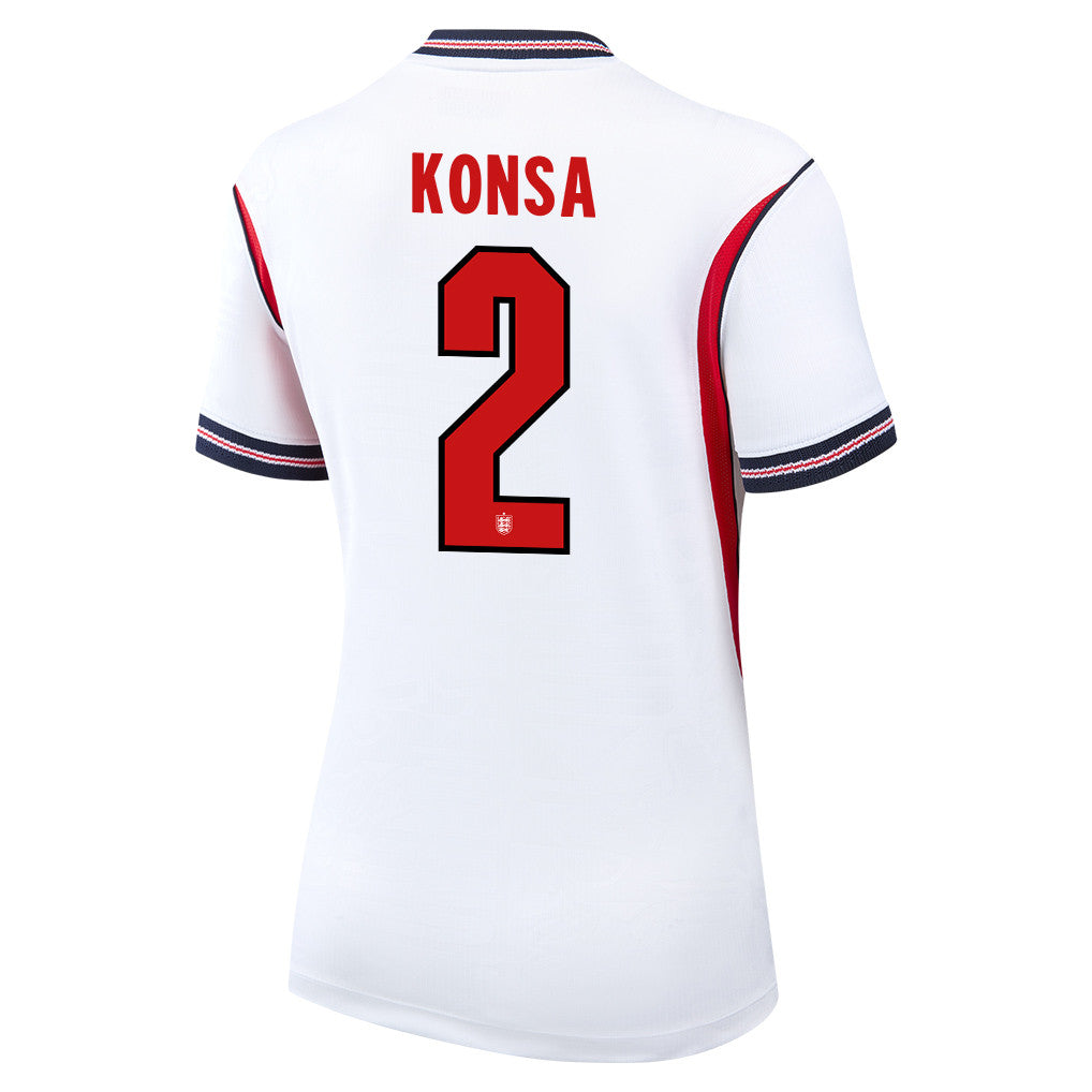 Ezri Konsa 2 Women's England National Team 2026 Home Jersey - White