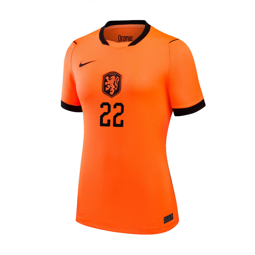 Denzel Dumfries 22 Women's Netherlands National Team 2026 Home Jersey - Orange