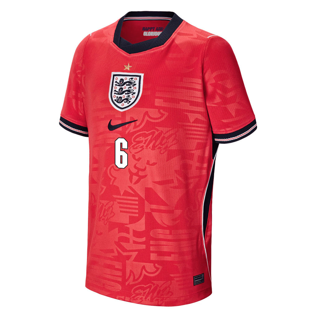 Trevoh Chalobah 6 Youth England National Team 2026 Away Jersey - Red