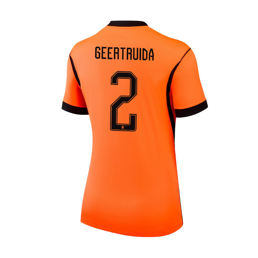 Lutsharel Geertruida 2 Women's Netherlands National Team 2026 Home Jersey - Orange