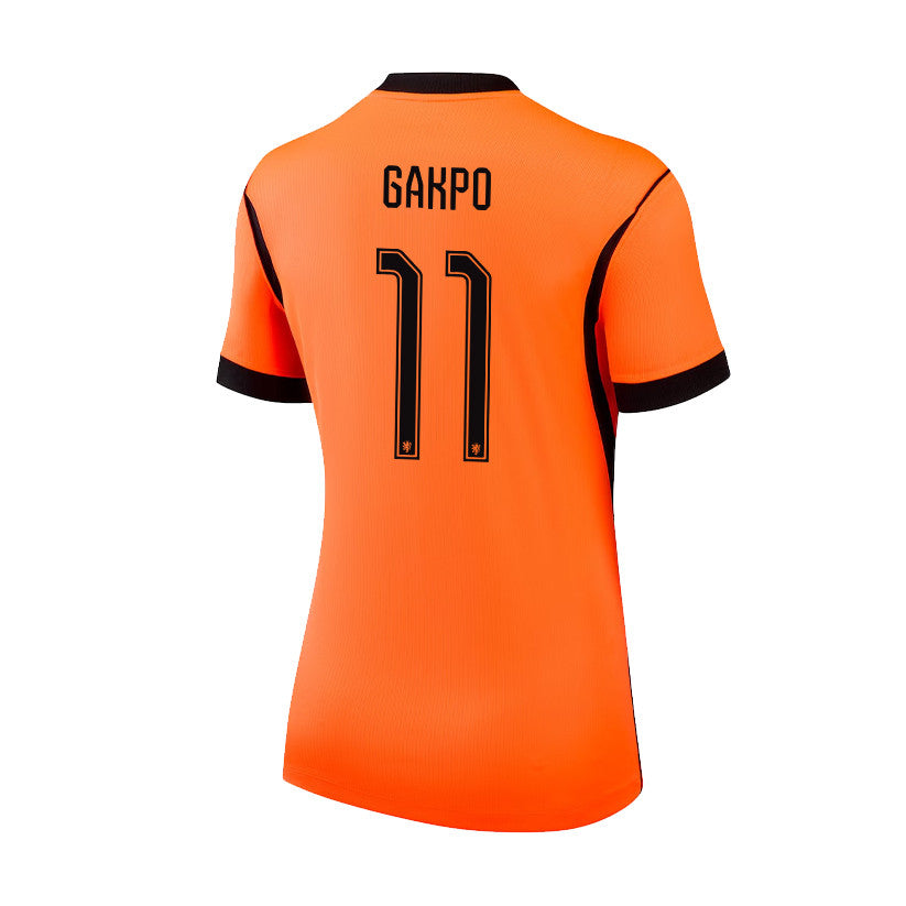 Cody Gakpo 11 Women's Netherlands National Team 2026 Home Jersey - Orange