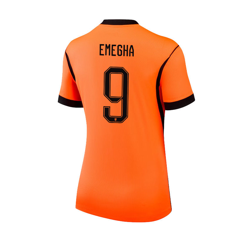 Emmanuel Emegha 9 Women's Netherlands National Team 2026 Home Jersey - Orange