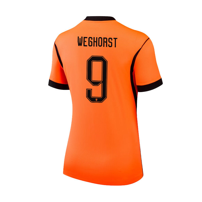 Wout Weghorst 9 Women's Netherlands National Team 2026 Home Jersey - Orange