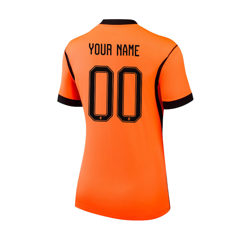 Netherlands National Team 2026 Women's Home Jersey - Personalized - Orange